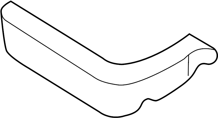 View 7151104150 Seat Cushion Foam (Front, Lower) Full-Sized Product Image