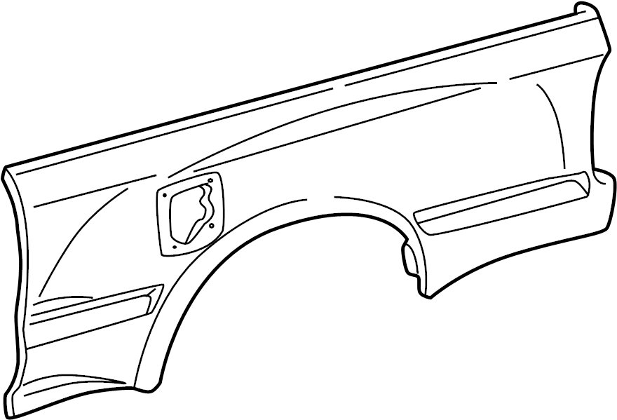 View 6581704080 Truck Bed Panel (Rear) Full-Sized Product Image