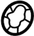 View 6951332010 Tailgate Lock Seal Full-Sized Product Image