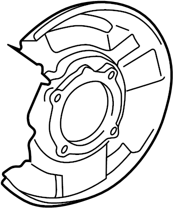 View 4770435091 Brake Dust Shield Full-Sized Product Image