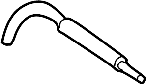 View 164720A040 Engine Coolant Reservoir Hose Full-Sized Product Image