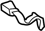 View 7358008020E0 Seat Belt Receptacle (Rear) Full-Sized Product Image