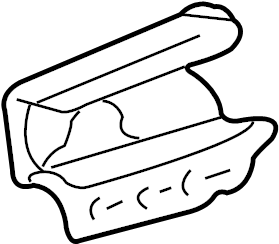 View 5370508010 Body A-Pillar Reinforcement Anchor Plate (Front, Upper) Full-Sized Product Image