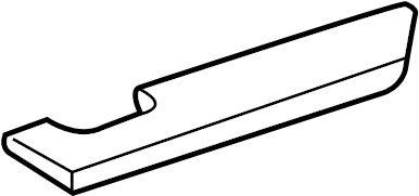 View 7422008010E0 Door Armrest (Front) Full-Sized Product Image