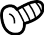 View 9046708136 Clip. Trim. Quarter. Panel. (Rear, Upper, Lower) Full-Sized Product Image