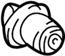 View 4872544010 Axle Support Bushing (Rear) Full-Sized Product Image