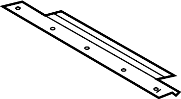 View 5329204020 Hood Seal (Front, Upper) Full-Sized Product Image