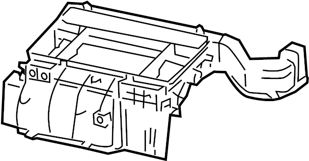 View 8850204111 Air distributor. CASE SUB - ASSEMBLY, COOLI. CASE, COOLER.  Full-Sized Product Image