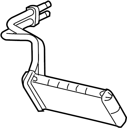 View 8710704060 HVAC Heater Core Full-Sized Product Image