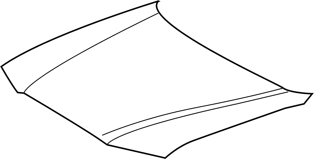 View 5330104120 Hood Panel (Front) Full-Sized Product Image