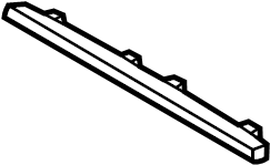 View 7618235080 GUIDE, HOOD AIR INTA. GUIDE, INTAKE. Scoop guide.  Full-Sized Product Image