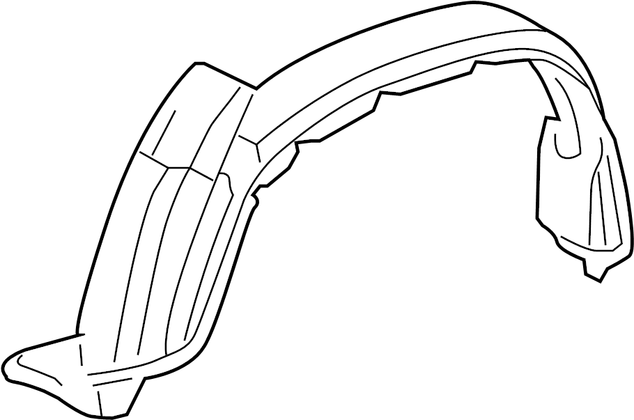 View 5380504030 Fender Splash Shield (Front, Rear, Upper) Full-Sized Product Image