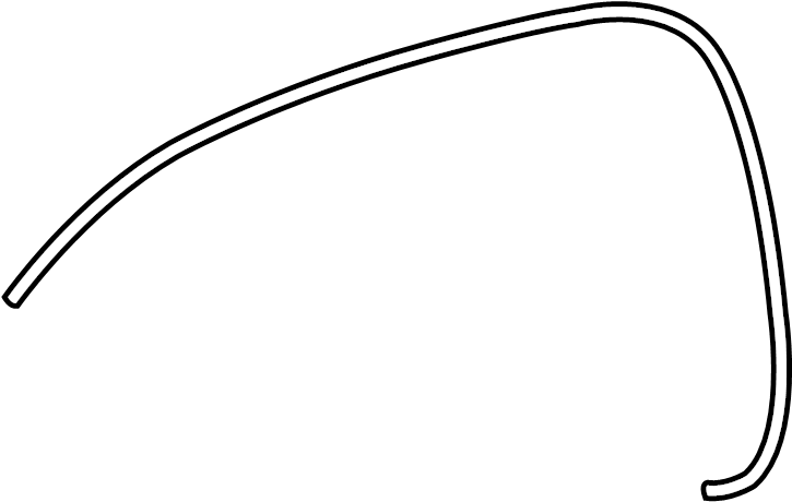 View 5385304040 Pad, Extension. Wheel Opening Molding Pad. (Front) Full-Sized Product Image