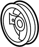 View 134700P010 Engine Crankshaft Pulley Full-Sized Product Image