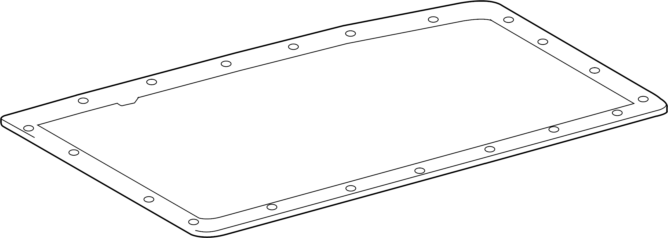 View 3516860010 Transmission Oil Pan Gasket Full-Sized Product Image