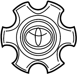 View 4260B04020 Wheel Cap Full-Sized Product Image