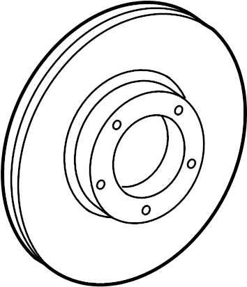 View 4351204041 Disc Brake Rotor (Front) Full-Sized Product Image