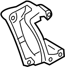 View 4772104080 Disc Brake Caliper Bracket Full-Sized Product Image