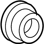 View 90311A0003 Wheel Seal Full-Sized Product Image