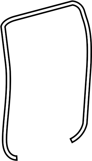 View 6233204021 Surround Weatherstrip. Weatherstrip, Door. (Rear) Full-Sized Product Image