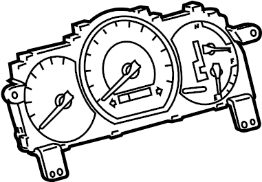 View 8380004C81 Instrument Cluster.  Full-Sized Product Image