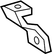 View 5899604010 BRACKET, CONSOLE BOX. Console mount bracket.  Full-Sized Product Image