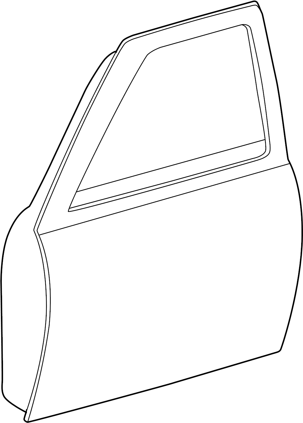 View 6700204152 Door Shell. Panel SUB - Assembly, D. (Front) Full-Sized Product Image