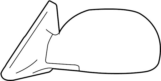 View 8791004180A0 Mirror Outer. (Right, Rear) Full-Sized Product Image