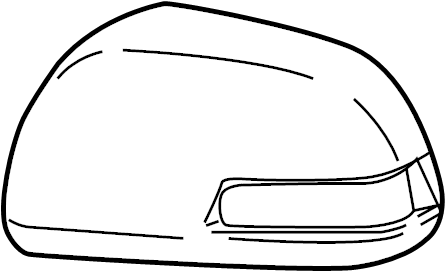 View 8794504020 Door Mirror Cover Full-Sized Product Image