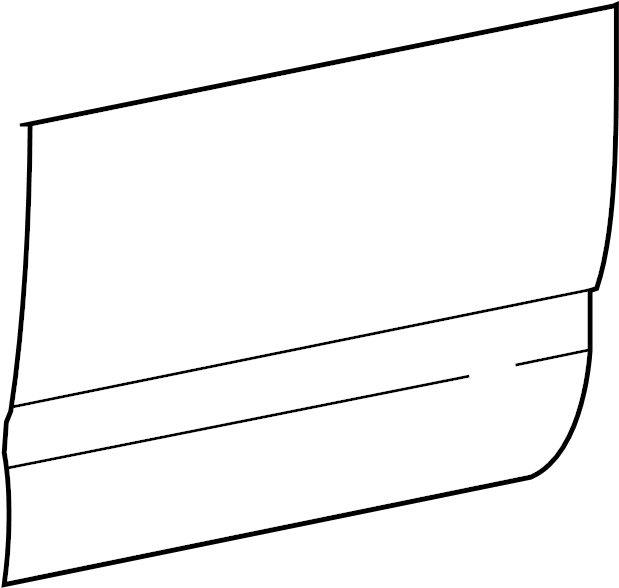 View 6711304020 Outer panel. PANEL, Door, OUTS. Skin, Door. (Rear) Full-Sized Product Image