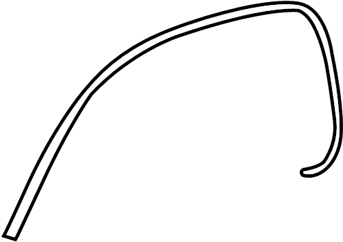 View 7565904040 Flare pad. PAD, Quarter Panel M.  Full-Sized Product Image