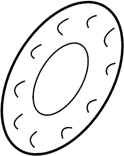 View 4244435070 Gasket, Brake Drum.  Full-Sized Product Image