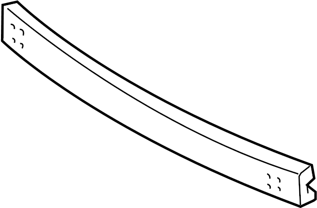 View 5213106030 Bumper Cover Reinforcement Beam (Front, Upper, Lower) Full-Sized Product Image