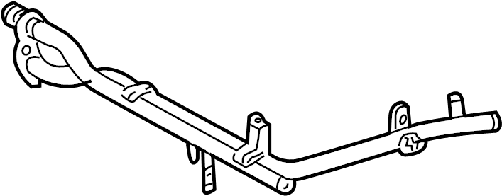 View 1626803100 Engine Coolant Bypass Pipe Full-Sized Product Image