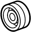 View 1350363011 Engine Timing Belt Idler Full-Sized Product Image