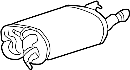 View 174400H030 Exhaust Muffler Full-Sized Product Image
