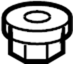 View 9008017205 Damper nut. NUT, Flange.  Full-Sized Product Image