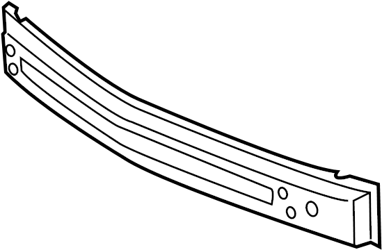 View 5202120280 Bumper Impact Bar (Front) Full-Sized Product Image