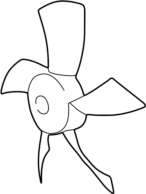 View 1636122050 Engine Cooling Fan Blade Full-Sized Product Image