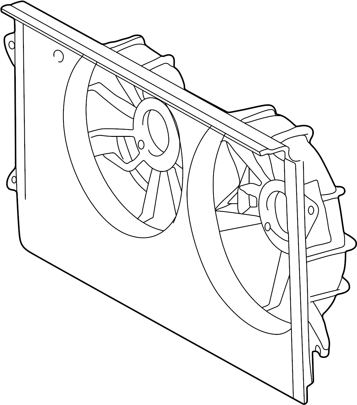 View 1671122060 Engine Cooling Fan Shroud Full-Sized Product Image