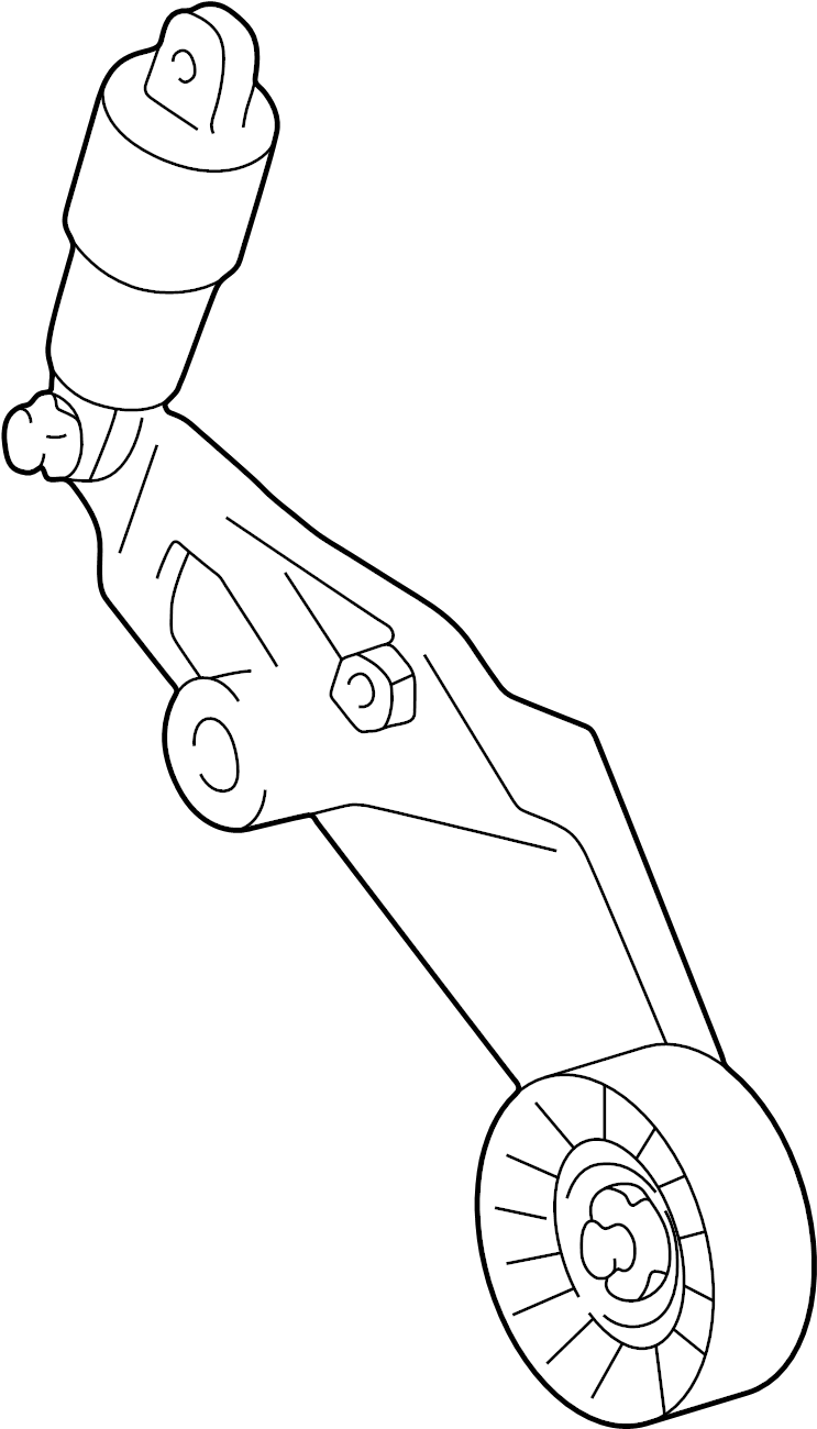 View 1662022034 Accessory Drive Belt Tensioner Assembly Full-Sized Product Image