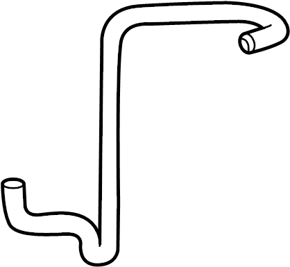 View 1734122010 Secondary Air Injection Pump Hose Full-Sized Product Image