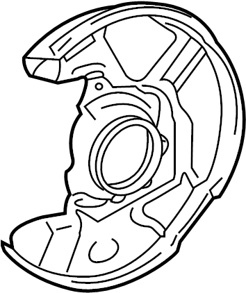 View 4778220350 Brake Dust Shield Full-Sized Product Image