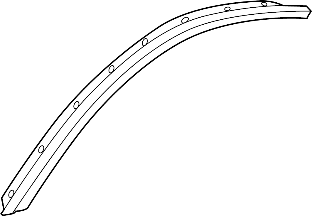View 7555120500 Drip rail. MOULDING, Roof Drip.  Full-Sized Product Image