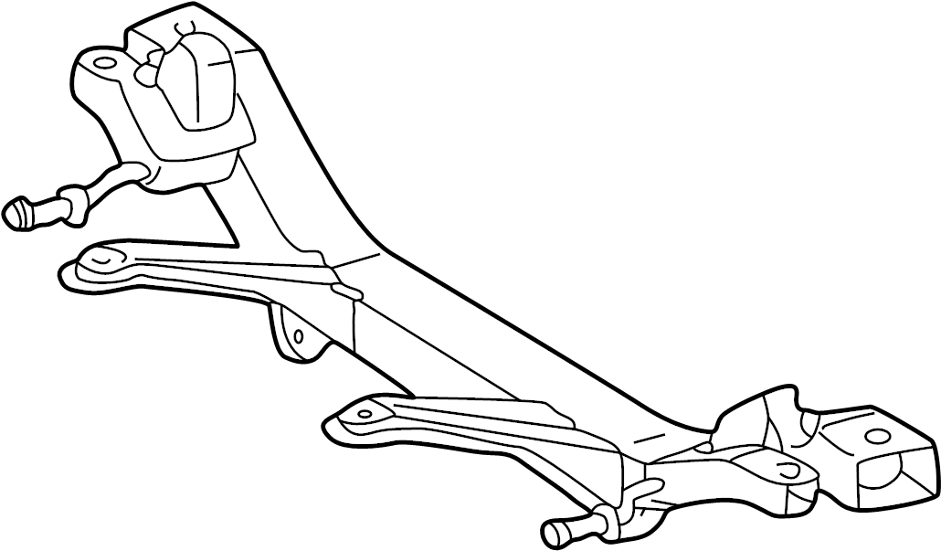 View 5120620130 Suspension Subframe Crossmember (Rear) Full-Sized Product Image