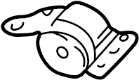 View 4806020070 Suspension Control Arm Bushing (Rear) Full-Sized Product Image