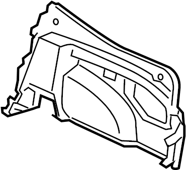 View 6473020180B1 Trunk Trim Panel (Rear) Full-Sized Product Image