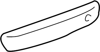 View 7681120141B1 Liftgate Finish Panel Full-Sized Product Image