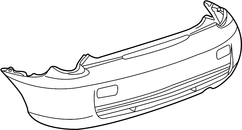 View 5215920942 Bumper Cover (Rear) Full-Sized Product Image