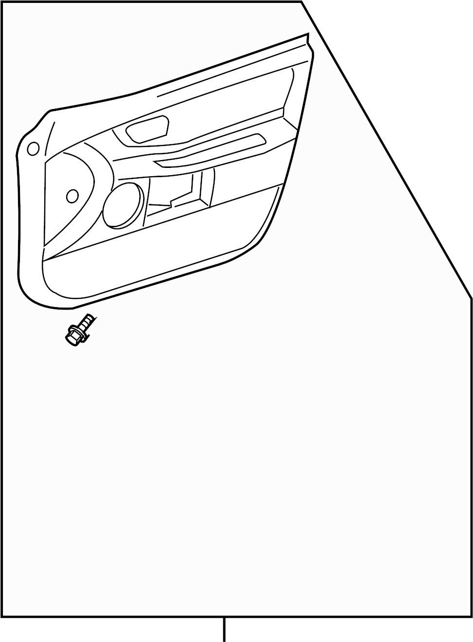 View 67610AC902A2 Door Interior Trim Panel (Front) Full-Sized Product Image